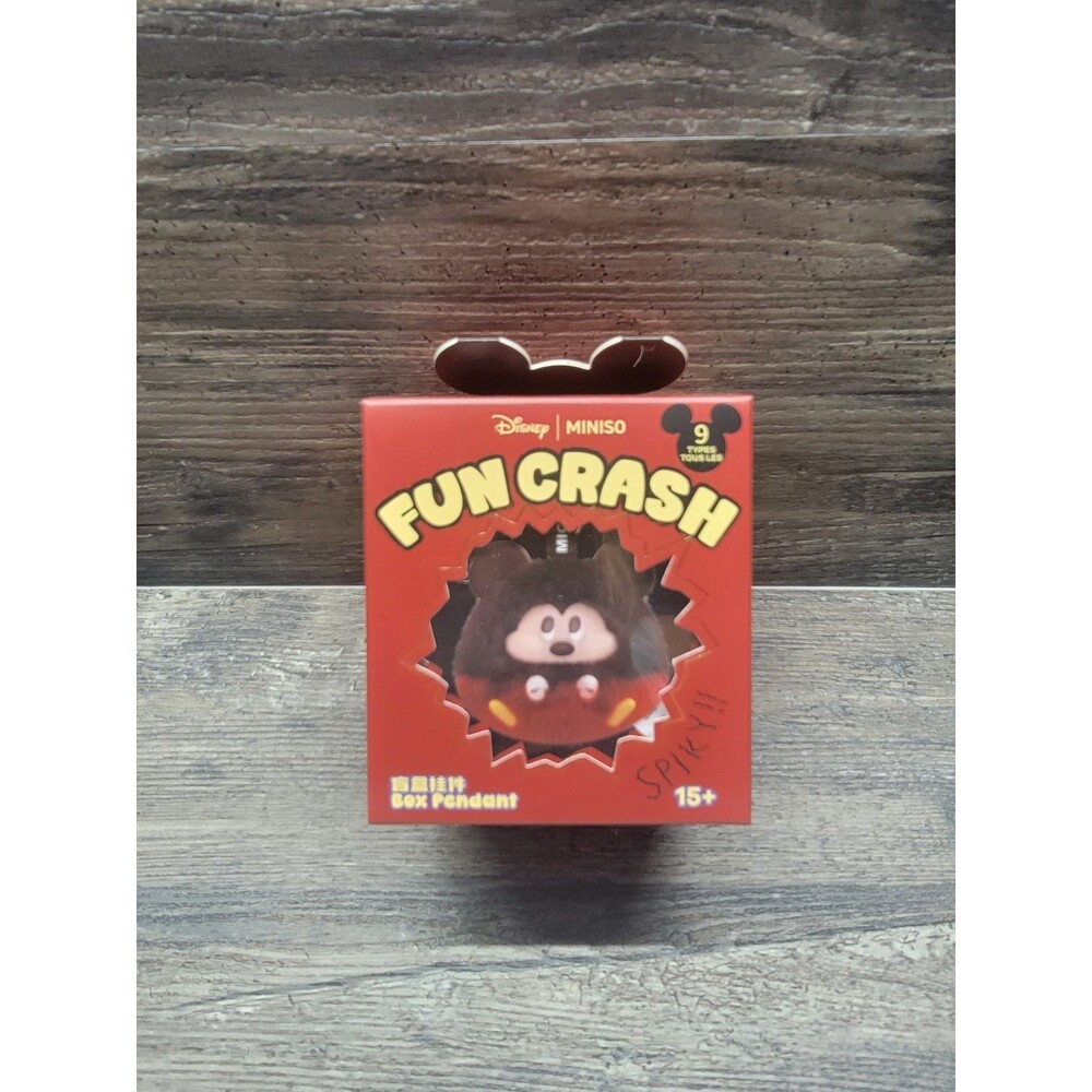 Miniso X Disney Mickey Fun Crash Series Plush Pendant Blind Box